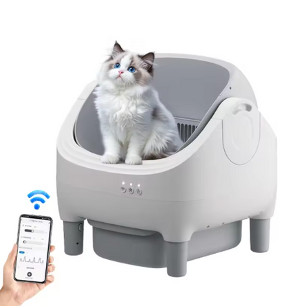 Open Mini – Litière automatique bac ouvert compact