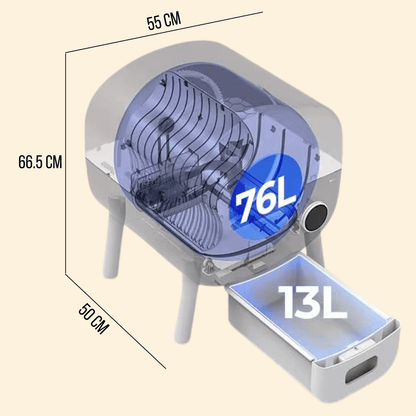 Litière Autonettoyante – Grande Capacité