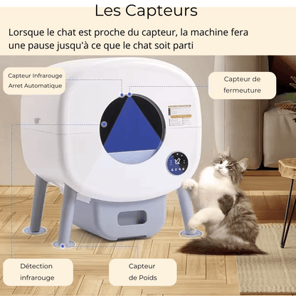 Litière Autonettoyante – Grande Capacité