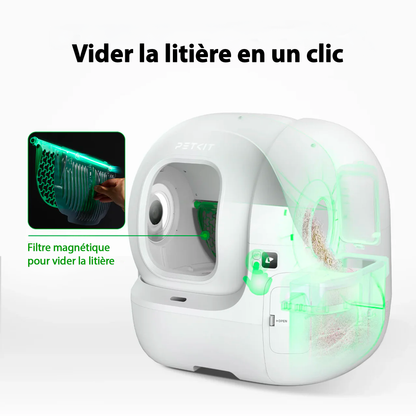 Purobot Max Pro Litière automatique avec caméra fixe IA