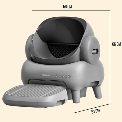 Litière Autonettoyante Connectée - Spécial Grands Chats