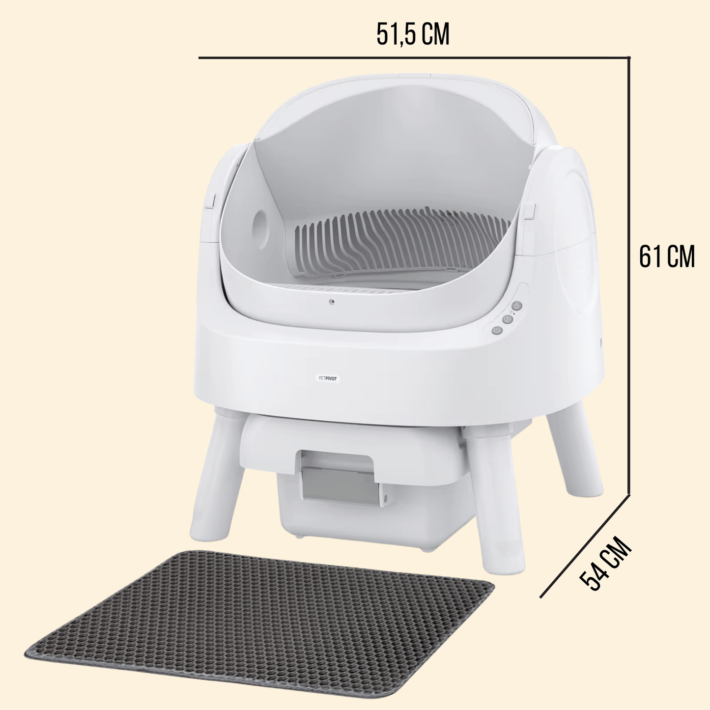 Litière Autonettoyante Griffon - Grands Chats
